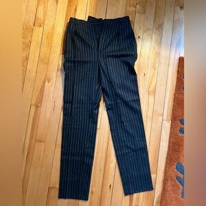 Metallic Pinstripe Saint Laurent Trousers